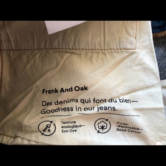 Brand New! Frank And Oak Size 27 Jean Shorts - Picture 6 of 7